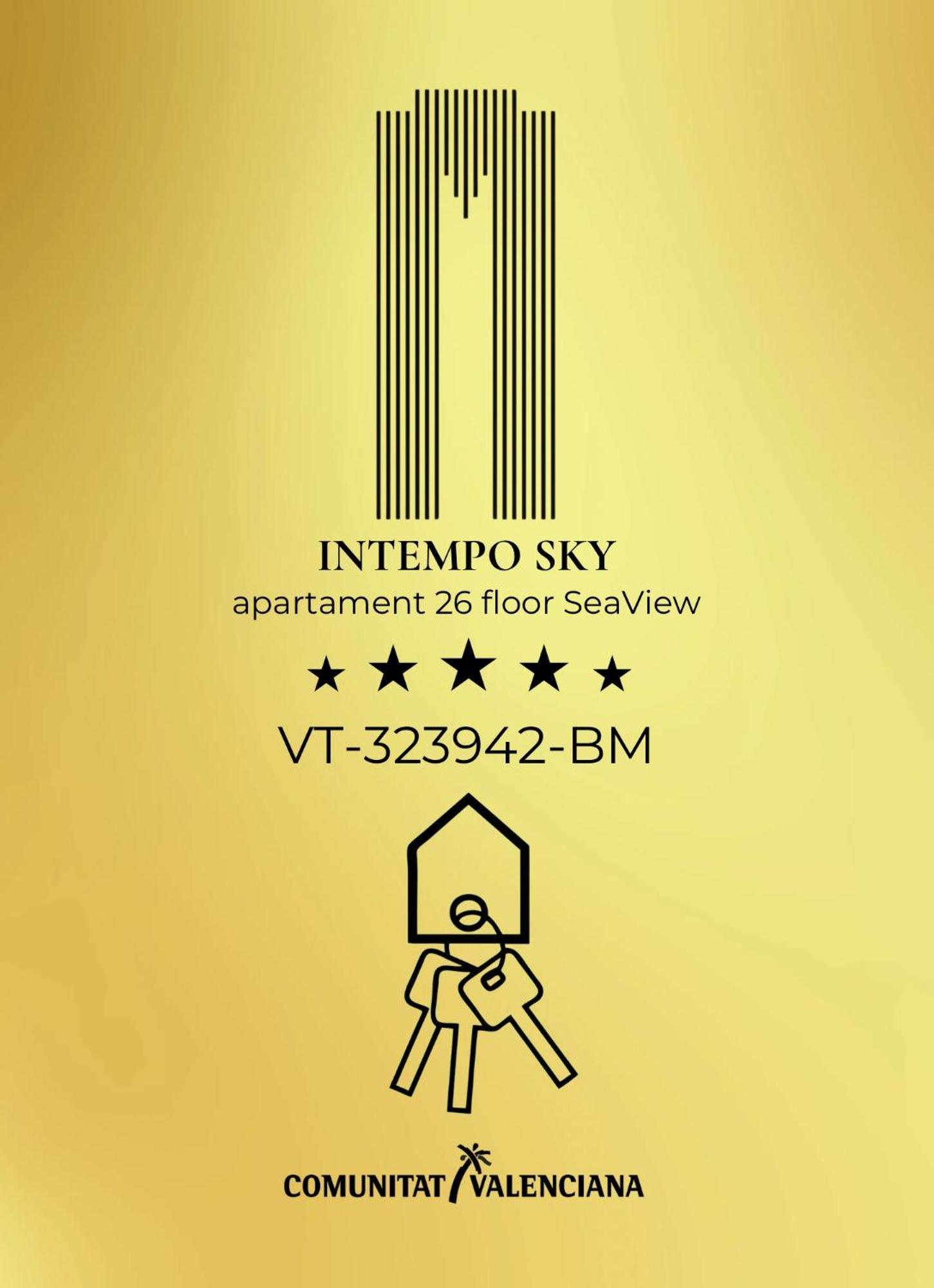 Intempo Sky Luxury Apartment 26 Floor Seaview Benidorm Buitenkant foto